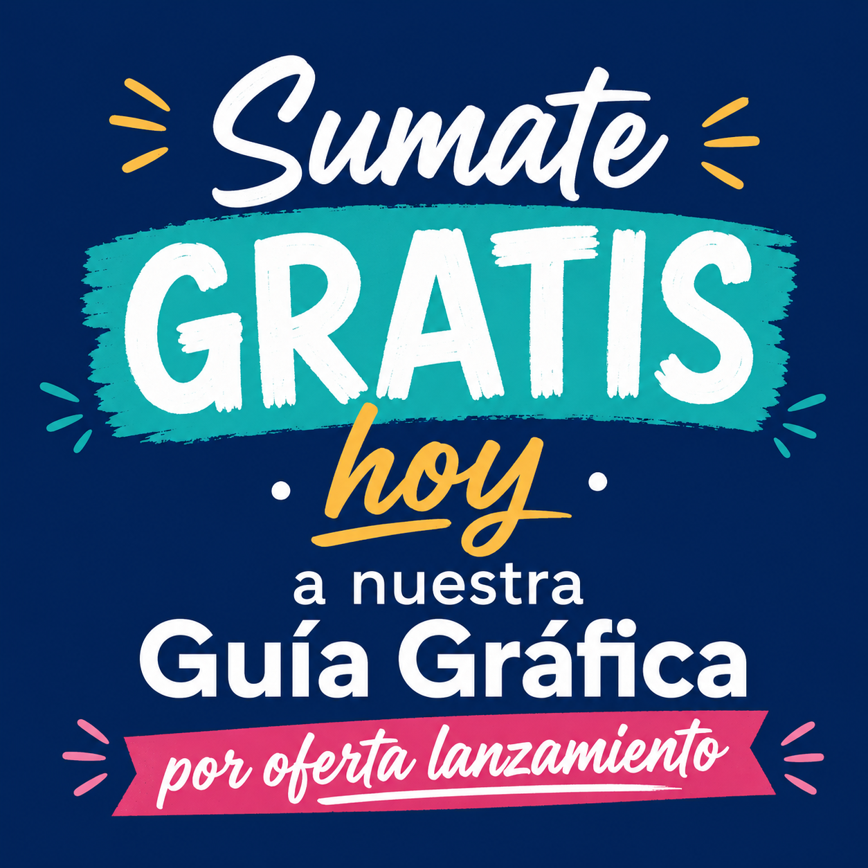 Sumate gratis a Guía Gráfica